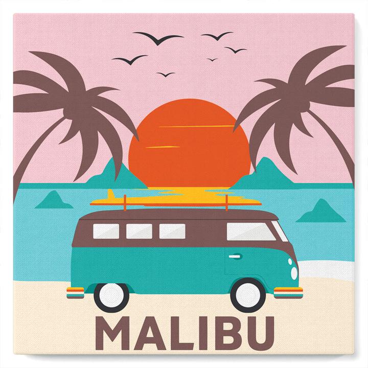 Immagine prodotto Figured'Art Mini Kit da Dipingere con i Numeri con Cornice - Malibu