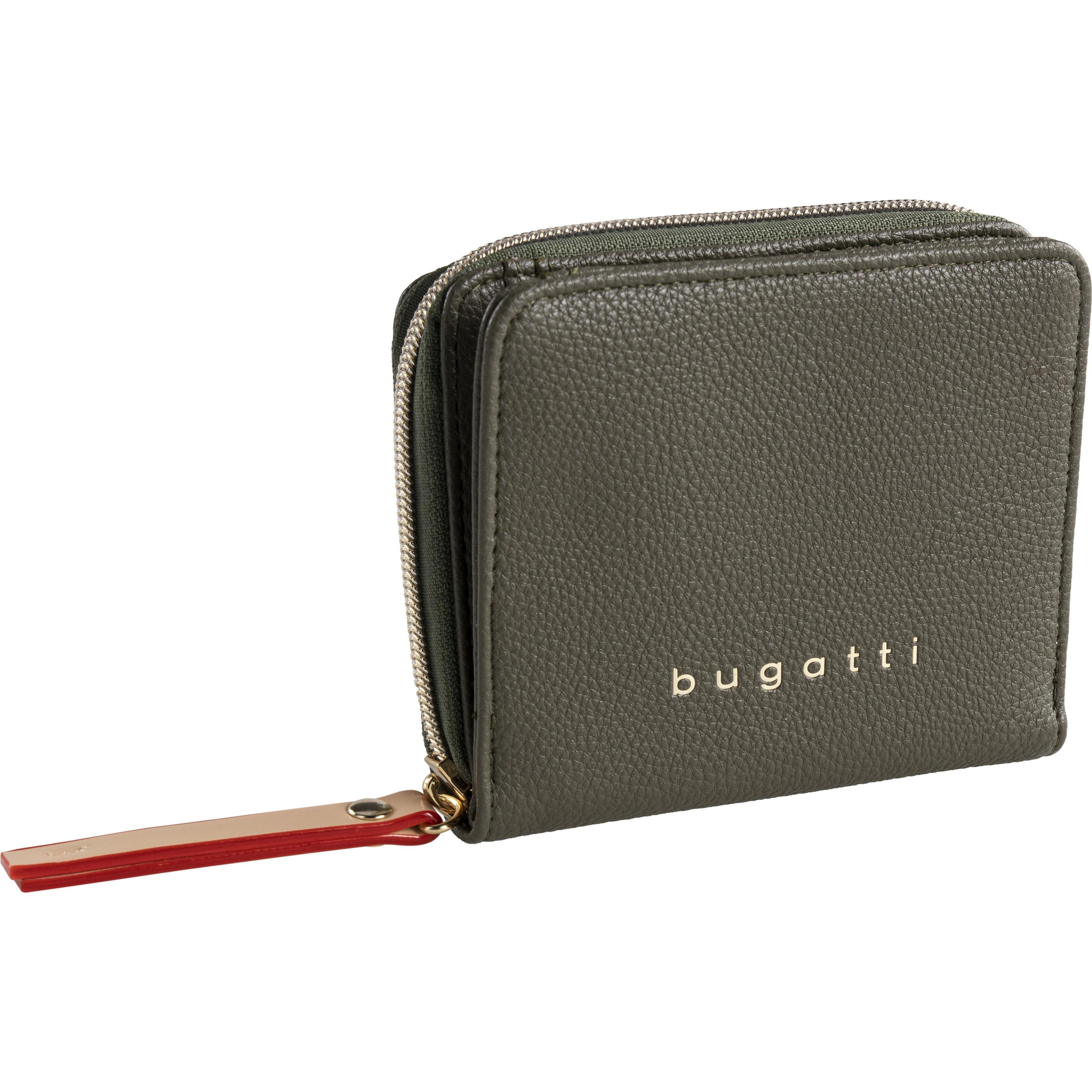 Bugatti, Damen, Portemonnaie, Damengeldörse, Grün