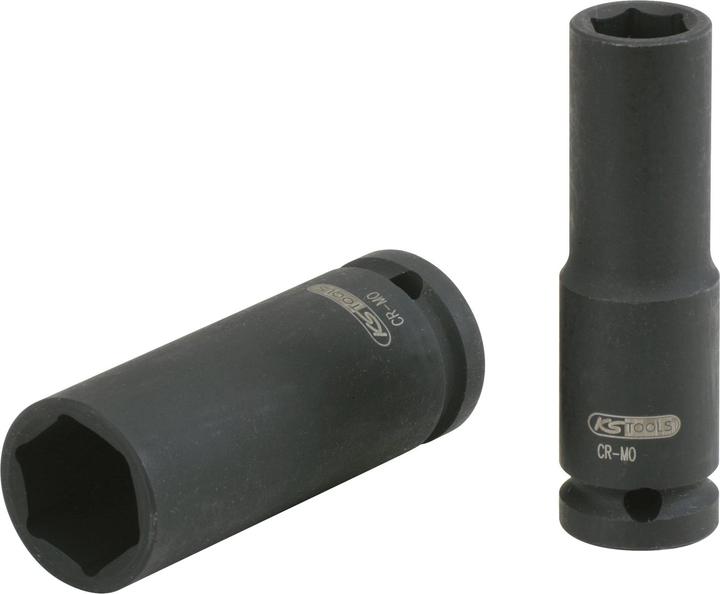 Produktbild KS Tools 1/2" Kraft-Stecknuss lang (33 mm)