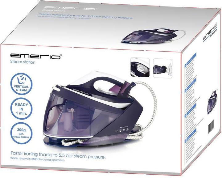 Actual product image Emerio Steam ironing station (2200 W, 200 g/min)