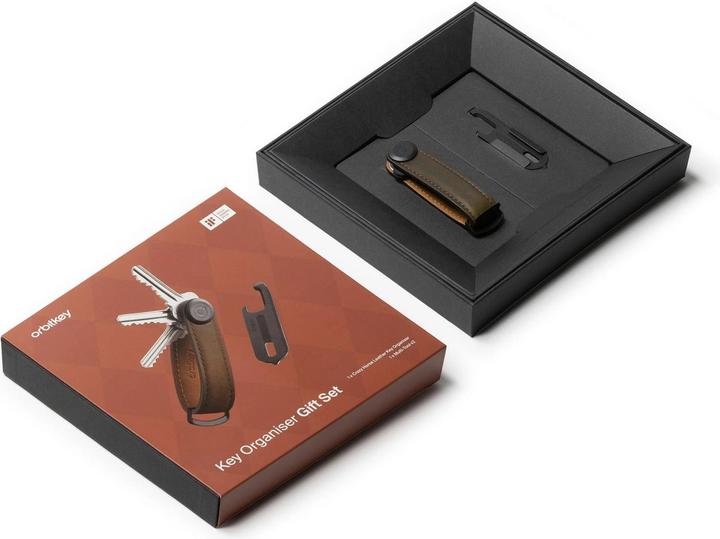 Immagine prodotto Orbitkey ​ - Gift Set - Crazy Horse Key Organiser Multitool V2 - Oak