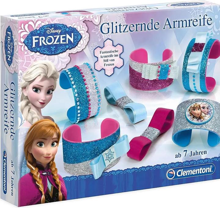 Actual product image Clementoni Frozen glitter bangles