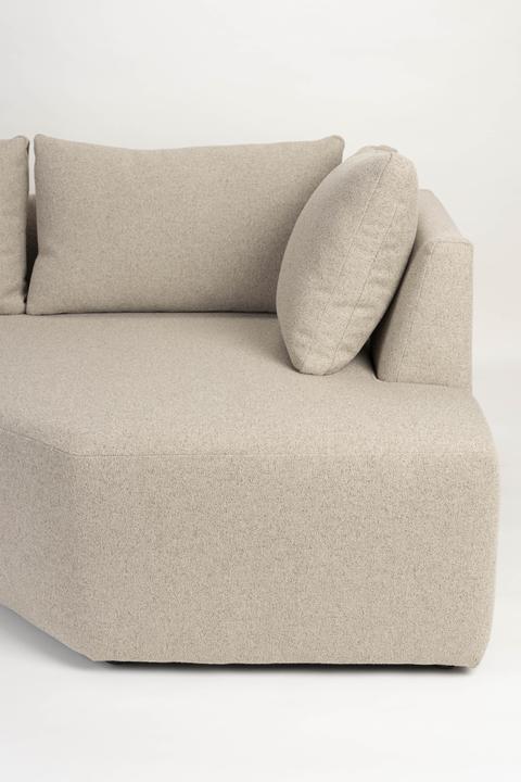 Produktbild Zuiver Prosper Sofa Left Cappuccino (Ecksofa)