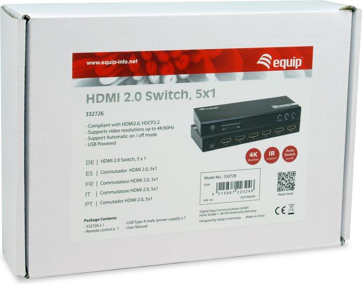 Image du produit equip HDMI Switch