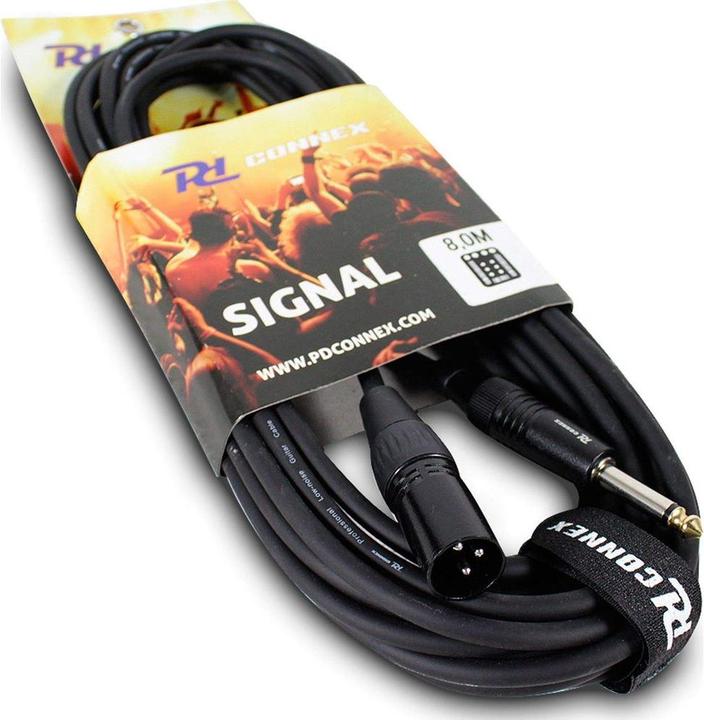 Actual product image PD Connex CX38-8 XLR 3 pole, female - jack 6.3mm, male 8 m (8 m, XLR Cables)