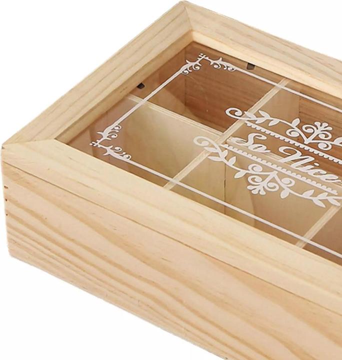 Produktbild 5Five Box die x6 Bambusfächer, farblos