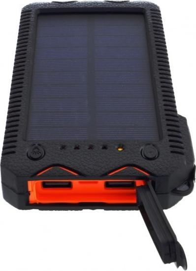 Actual product image Powerneed S12000Y power bank Lithium Polymer LiPo 12000 mAh Black Orange (12000 mAh, 44.40 W, 44.40 Wh)