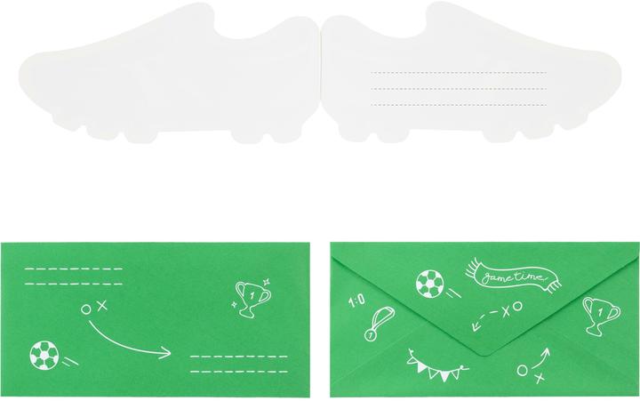 Actual product image Partydeco Invitations soccer (6pcs) (6 pcs.)