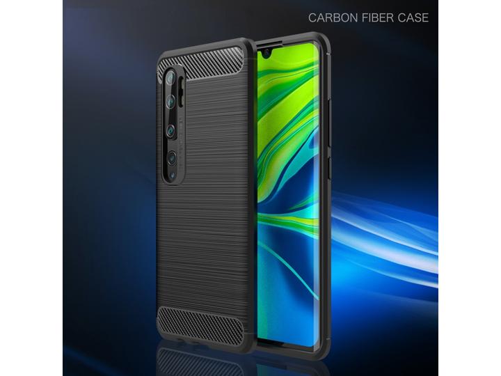Actual product image Screenguard Xiaomi Mi Note 10 Cover Carbon Brushed Soft TPU (Xiaomi Mi Note 10)