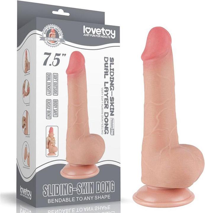 Produktbild Lovetoy Skin Dildo 19.5 cm