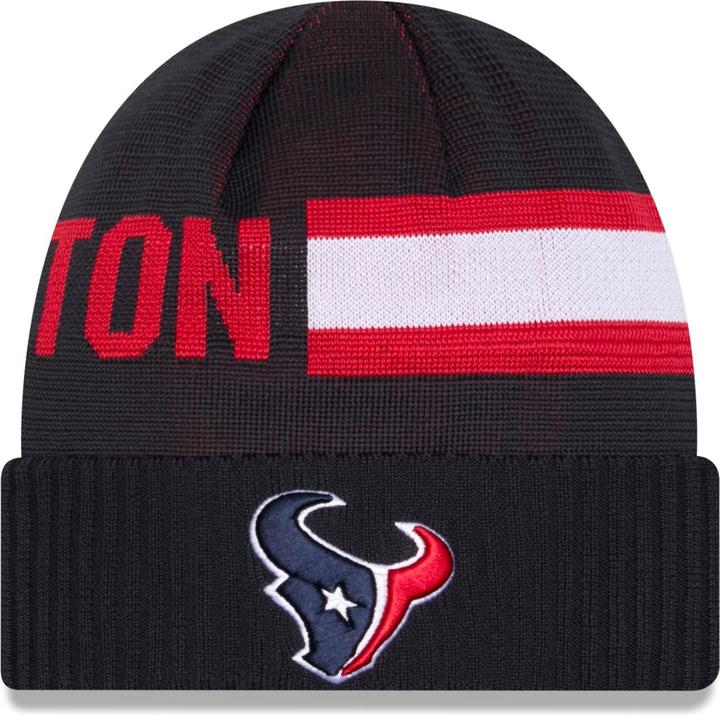 Actual product image New Era NFL Sideline Tech Knit Cap - Houston Texans
