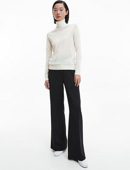 Actual product image Calvin Klein Extra Fine Wool Roll Nk Sweater (S)