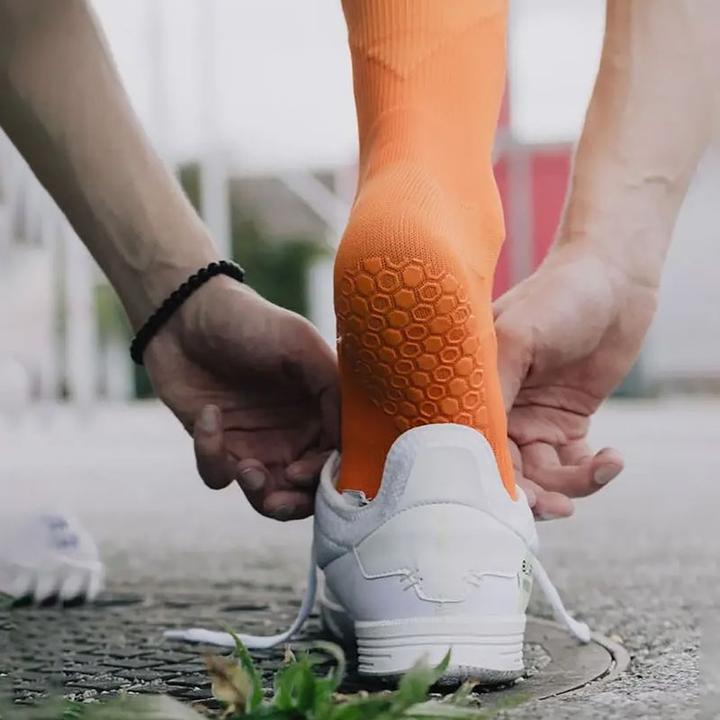 Image du produit NovoSoxx Fussballsocken Gr. 42-47 Grip Socken Fussball Strümpfe GripSoxx Orange (42 - 47)