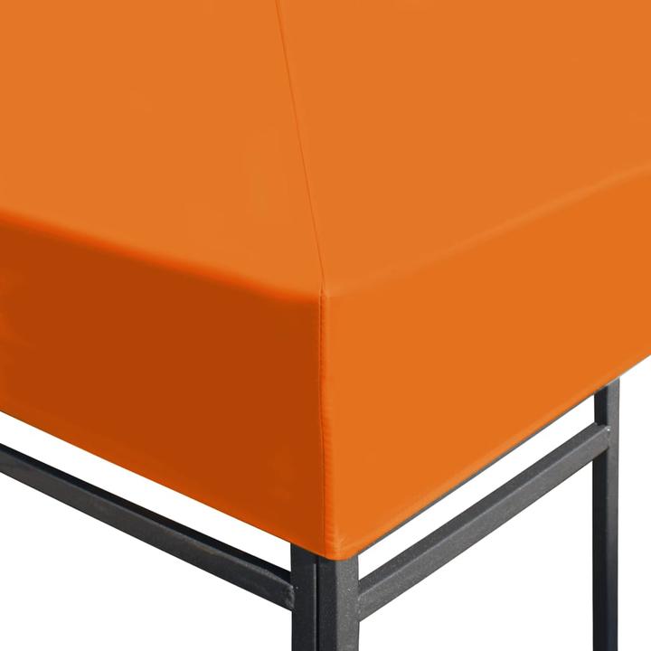 Actual product image vidaXL Pavilion roof 310 g/m² 4x3 m orange (300 cm, 400 cm)