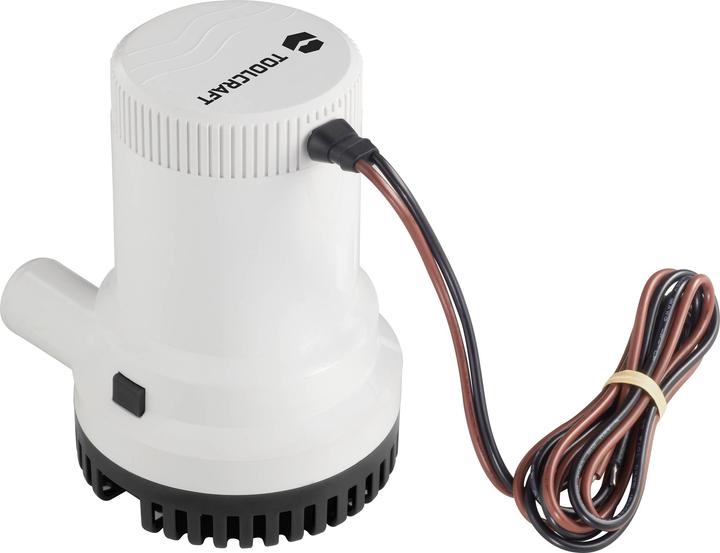 Produktbild Toolcraft Bilgenpumpe 12 V, 8 A, 5678 l/h (Bohrmaschinenpumpe)