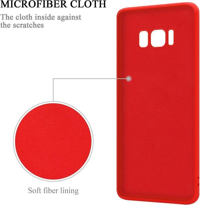 Actual product image Cadorabo TPU Liquid Ring Silicone Case Cover (Samsung Galaxy S8+)