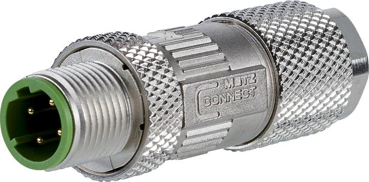Actual product image Metz Connect BTR MNF881A115 Ethernet M12 field conf. connector straight