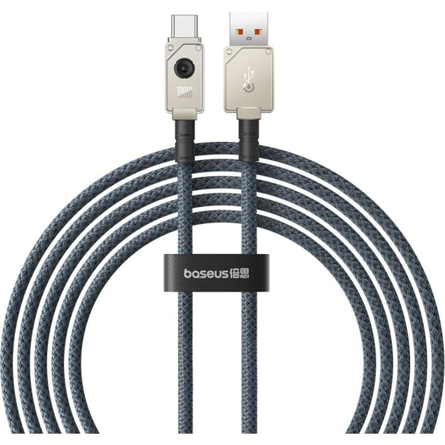 Baseus Fast Charging Data Cable USB to USB-C, 100W, 2m - White (2 m), USB Kabel