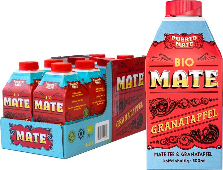 Puerto Mate Mate und Granatapfel (8 x 50 cl)