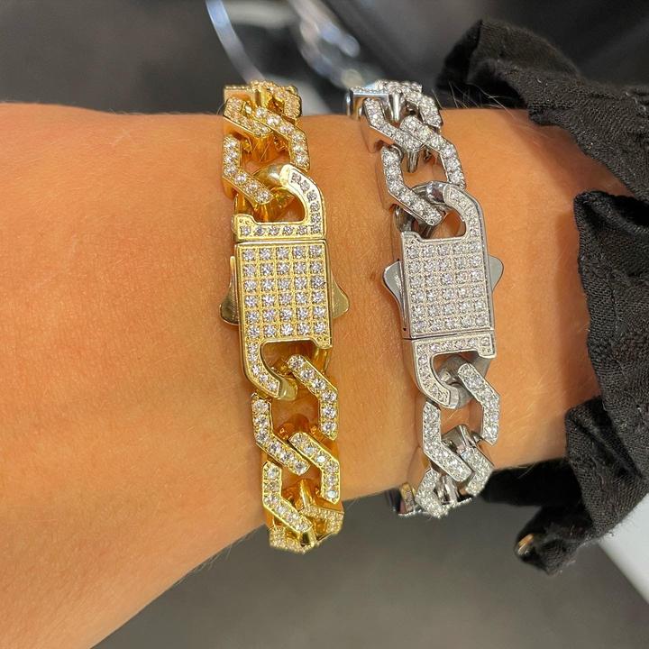 Immagine prodotto Celine Estelle Bracciale in acciaio con CZ (10 MM) (Acciaio)