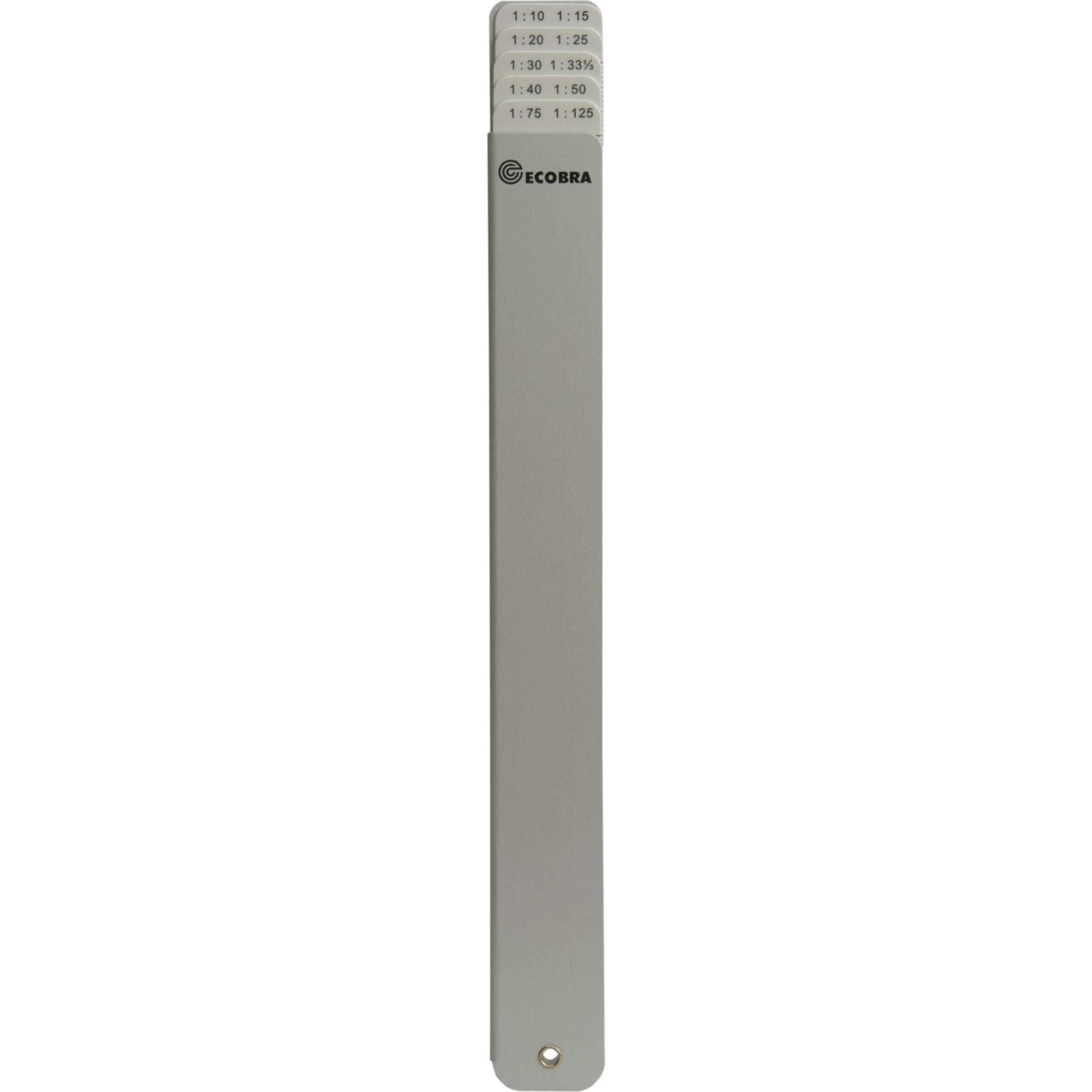 Thumbnail - Ecobra, Lineal, Fächermassstab silber, Länge: ca. 150 mm (150 mm)