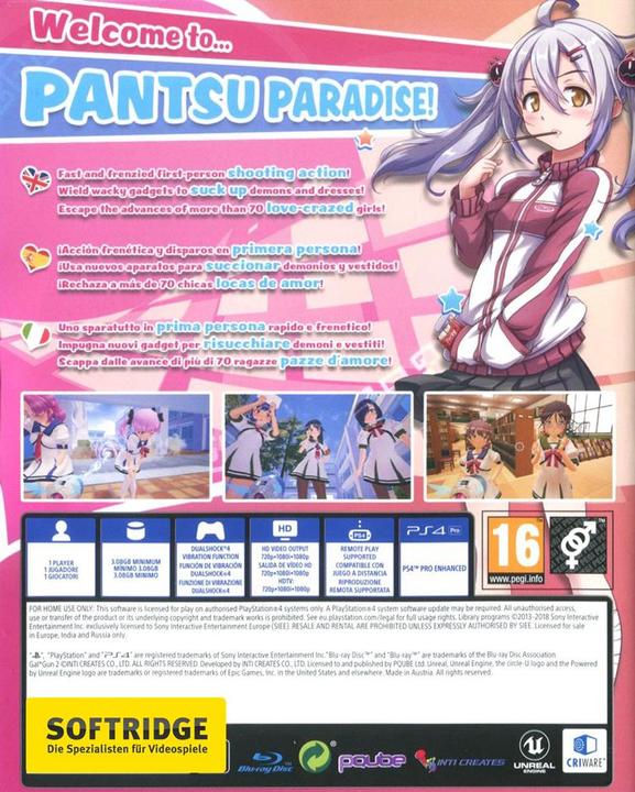 Actual product image Pqube Gal Gun 2 (PS4, Multilingual)