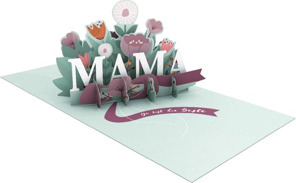 Image du produit Carte pop-up - Maman, tu es la meilleure (1 pcs)