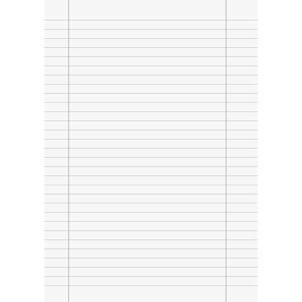 Produktbild Brunnen Kanzleibogen (A4, Liniert, Kein Einband)