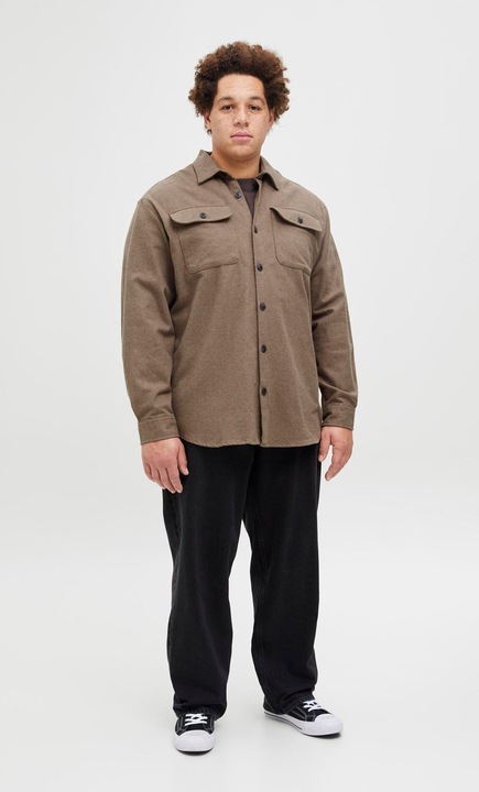 Produktbild Jack & Jones Plus Size Komfort Fit Overshirt Overshirt (7XL)