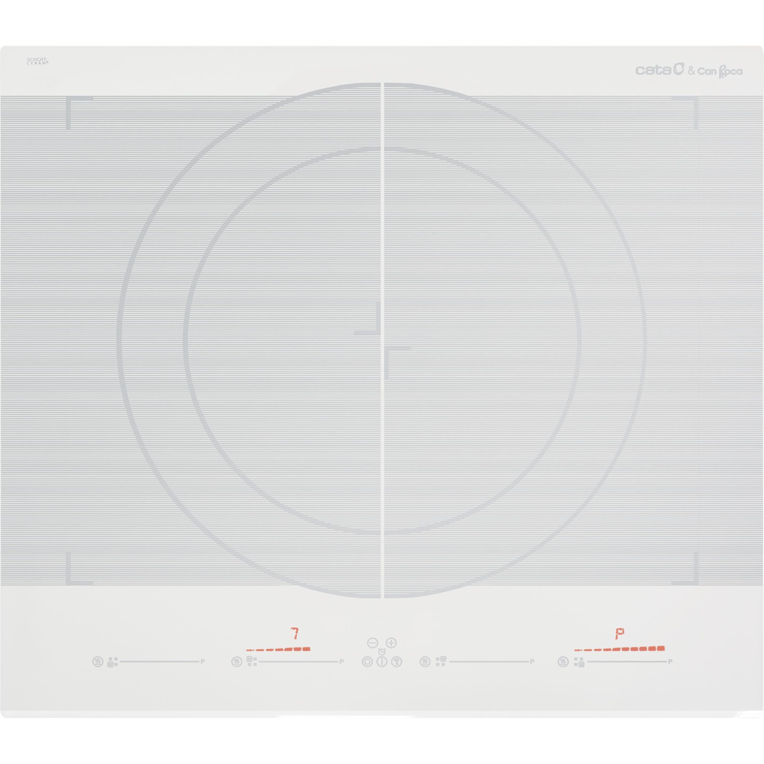 Cata GIGA 600 WH, Kookplaat, Wit