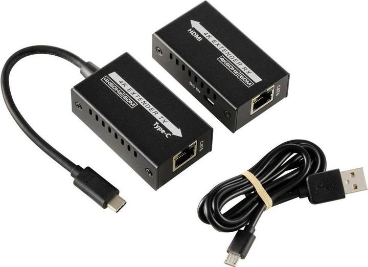 Produktbild SpeaKa Professional SP-TPCE-500 HDMI Extender über Netzwerkkabel RJ45 60 m (Extender)