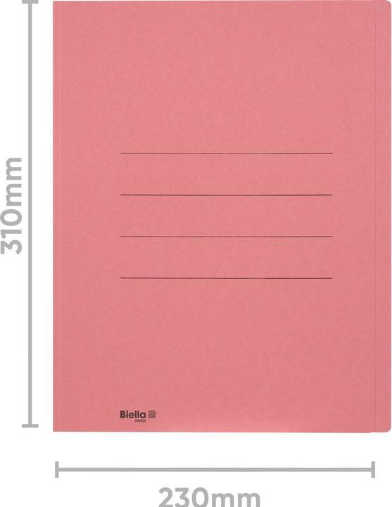 Actual product image Biella Inlay folders A4 - 100 pieces (A4, 1x)