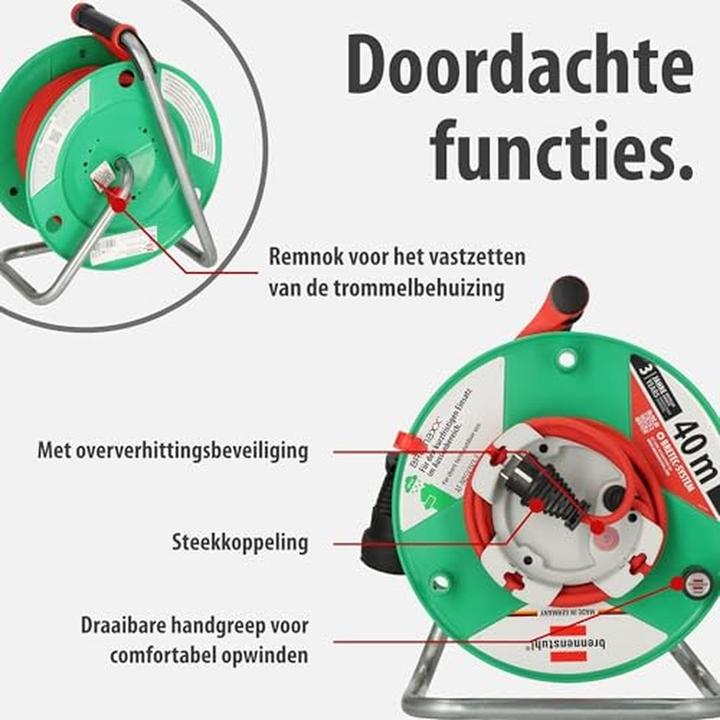 Actual product image Brennenstuhl Cable drum Garant Bretec 290 (38 m, 3 mm²)