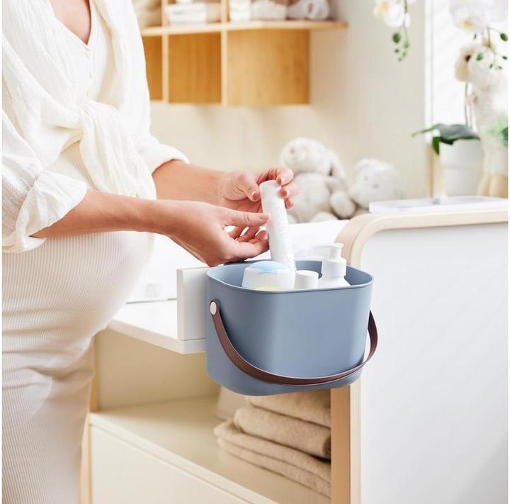 Actual product image Rotho Babydesign Wickeltisch-Organizer YUMA Misty Blue