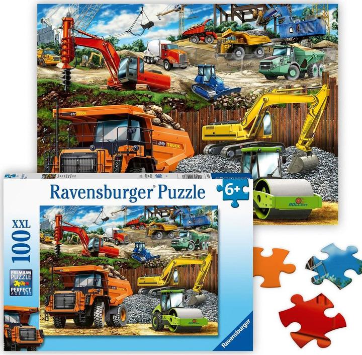 Immagine prodotto Ravensburger Baufahrzeuge (100 pezzi)