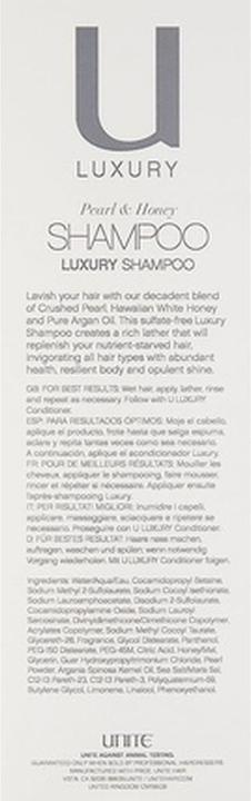 Actual product image Unite U Luxury Shampoo (Liquid shampoo)