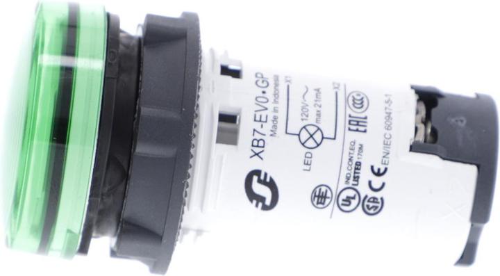 Image du produit Schneider Electric 22mm Pilot LightIntegrated LED Green