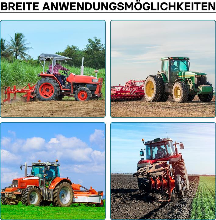 Produktbild Wiltec Zapfwellen Keilwelle E1 300mm Vielkeilwelle für PTO-Shaft mit 1 3/4" Z20 Traktor (Traktorzubehör)