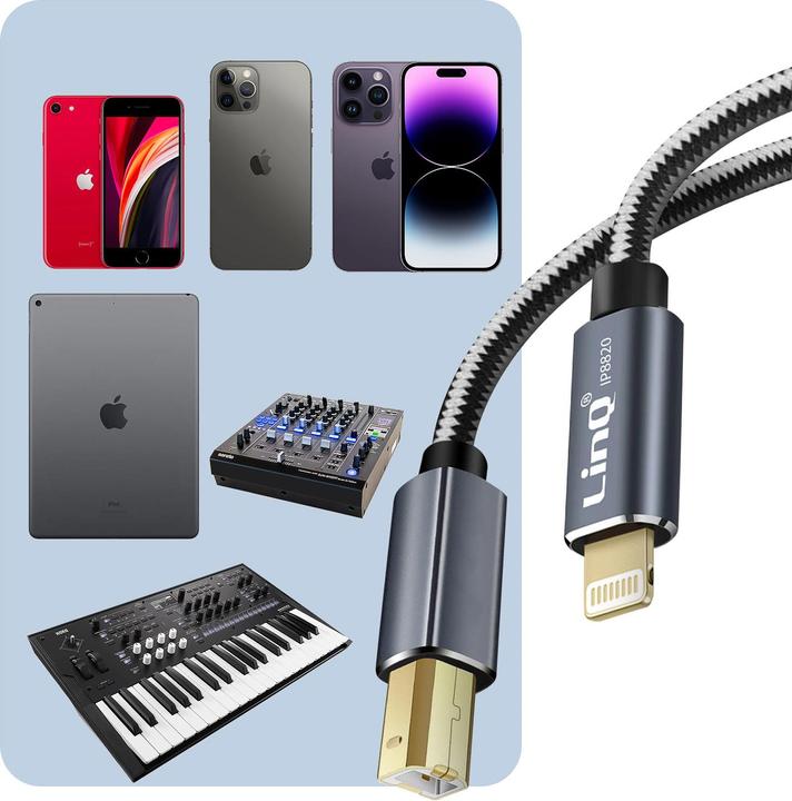 Immagine prodotto LinQ USB C – Lightning (1.50 m, USB 3.0)