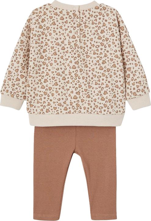 Actual product image Vertbaudet Mädchen Baby-Set: Sweatshirt, Leggings & Haarband (74)