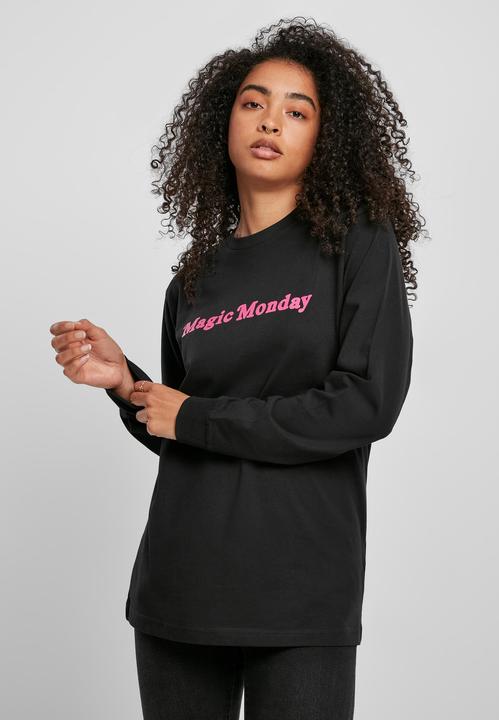 Produktbild Merchcode Ladies Magic Monday Slogan Longsleeve (XS)