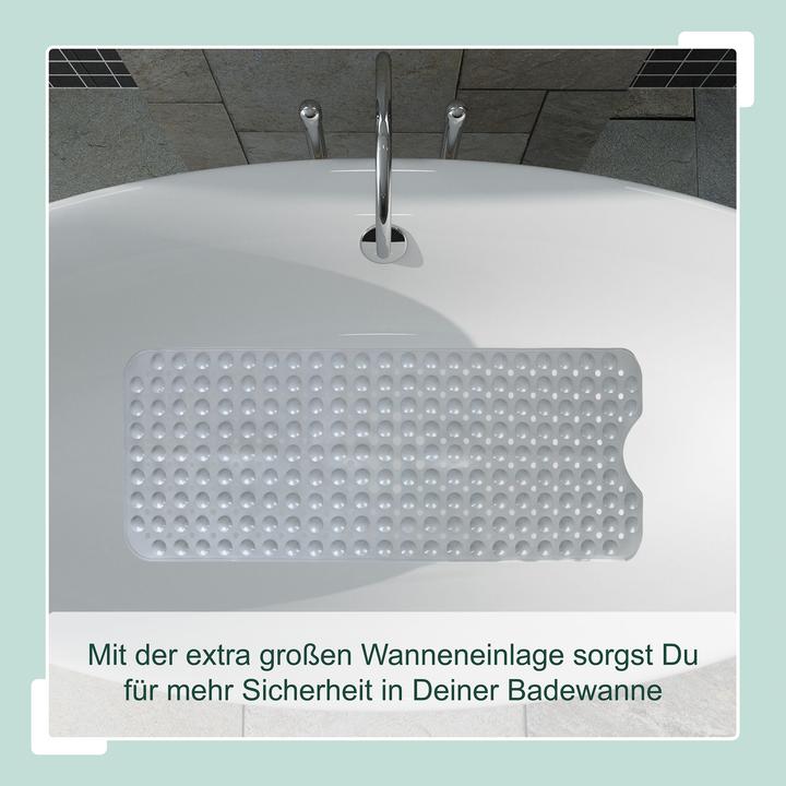 Actual product image Relaxdays Bathtub Mat, XXL (39 x 97 cm)