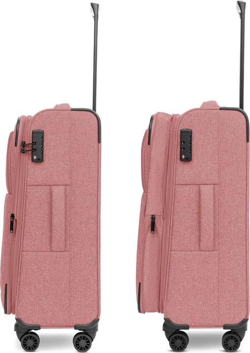Immagine prodotto Redolz Essentials 12 THREE SET Set di valigie a 4 ruote, 3 pezzi, con piega elastica (201 l)