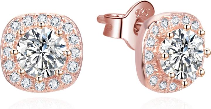 Produktbild Beneto ElegantnÃ­ bronzovÃ© nÃ¡uÅ¡nice se zirkony AGUP3347-ROSE