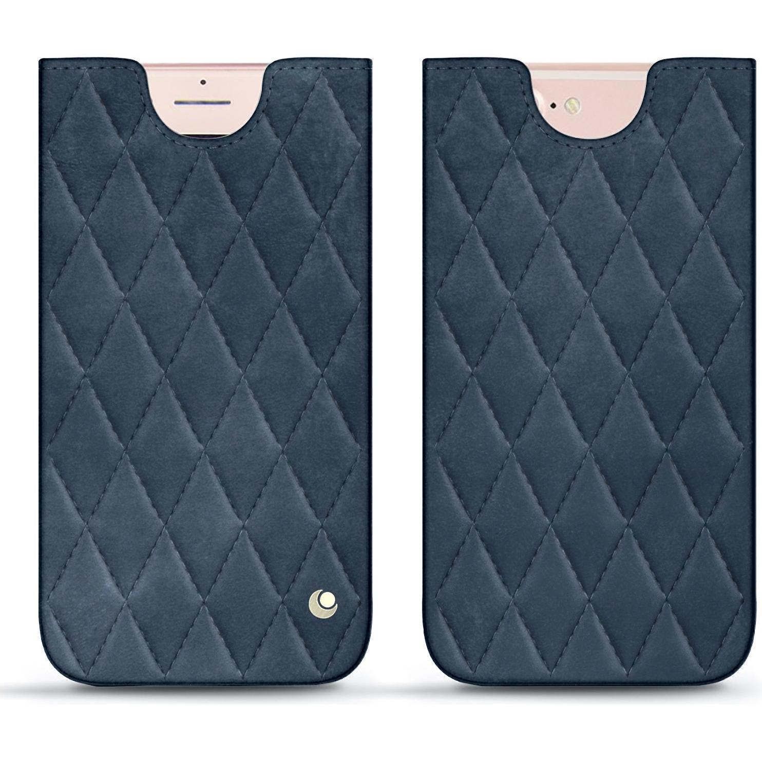 Noreve Lederschutzhülle (Apple iPhone 7 Plus), Smartphone Hülle, Blau