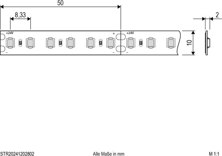 Produktbild EVN-Lichttechnik LED-Strip (Weiss, 500 cm, Indoor)