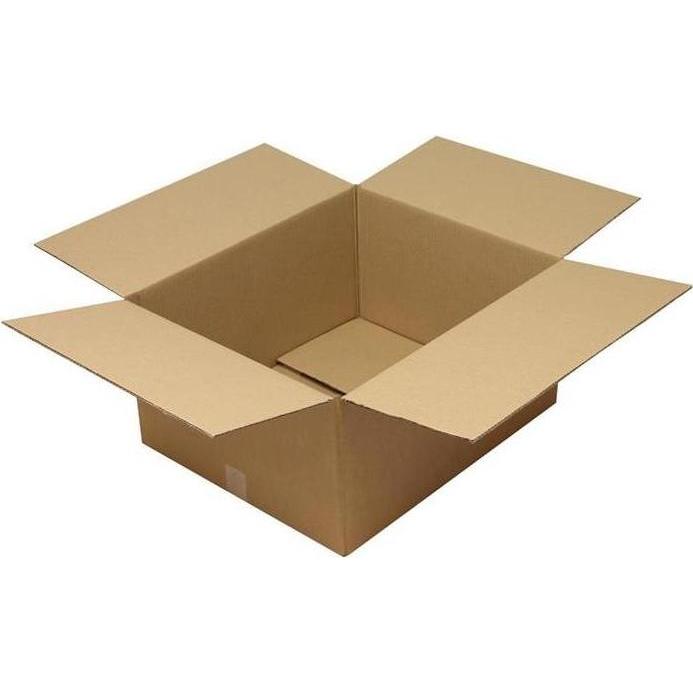 Transpak, Cartone + Scatola di spedizione, Cartone pieghevole a 2 pareti dimensioni 600x500x300mm qualità 2.30BC marrone marrone (10x)