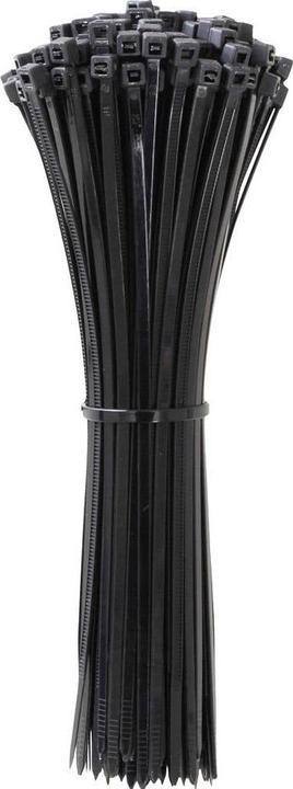 Produktbild Quadrios 24CA376 24CA376 Kabelbinder 450 mm 7.6 mm Schwarz UV-stabilisiert 100 S (Kunststoffkabelbinder, 450 mm, 100 Stk.)