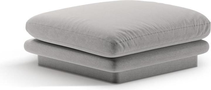 Actual product image Micadoni Pouf, "Torino", 1 Seat, 80x80x41 Made in Europe (Sofa stool)