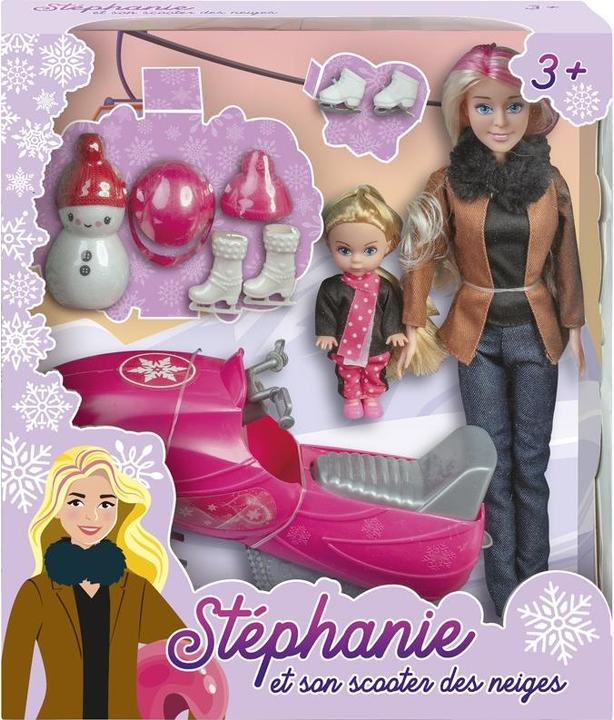 Image du produit Winfun Poupée mannequin Stéphanie scooter des neiges